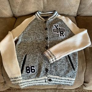 Young & Reckless Letterman Sweater Jacket